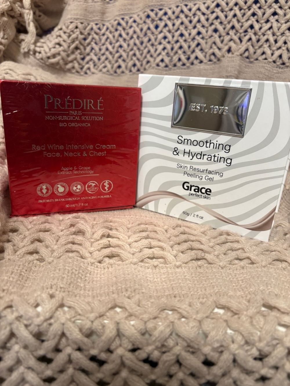 Prédiré Red Wine Intensive Cream & Grace Smoothing & Hydrating Gel - Bundle